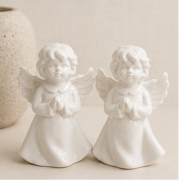 Set de 2 Angelitos Decorativos