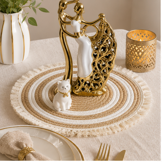 Individual Tapete Decorativo de Soguilla – 30 cm