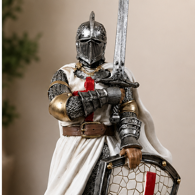 Caballero Templario con Espada “Soldado de Dios” Decorativo