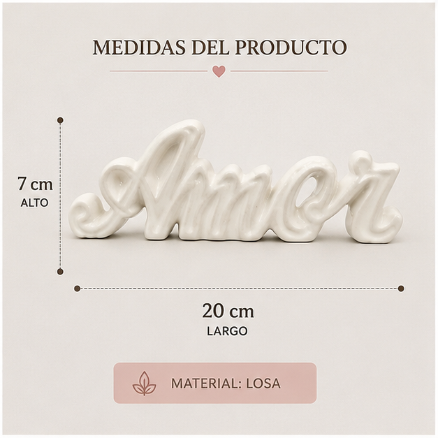 Figura Decorativa "Amor"