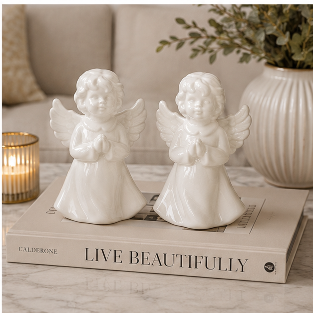 Set de 2 Angelitos Decorativos