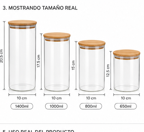 Juego Set Canister
