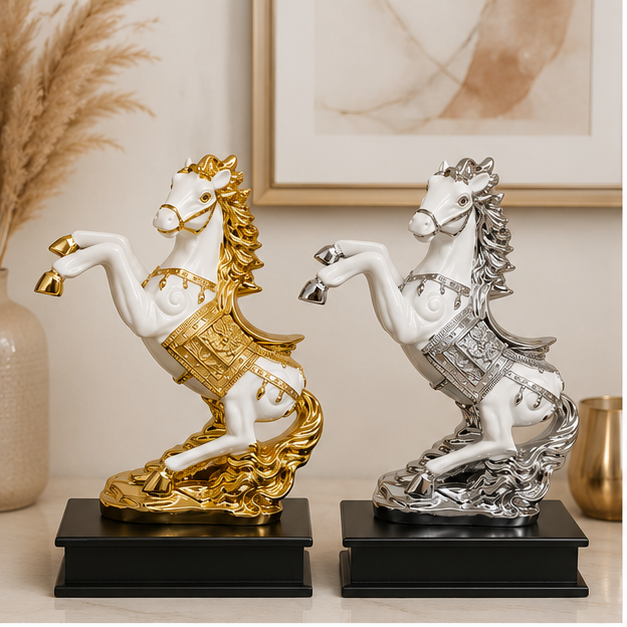 Caballo Decorativo con Base