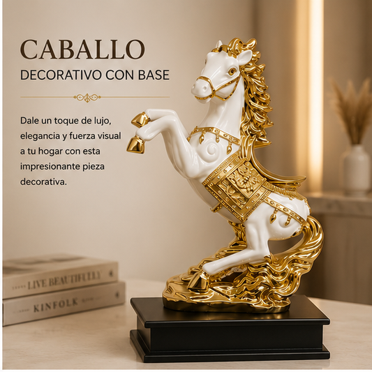Caballo Decorativo con Base