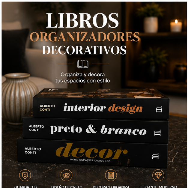 Libros Organizadores Decorativos Secretos