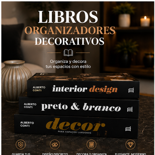 Libros Organizadores Decorativos Secretos